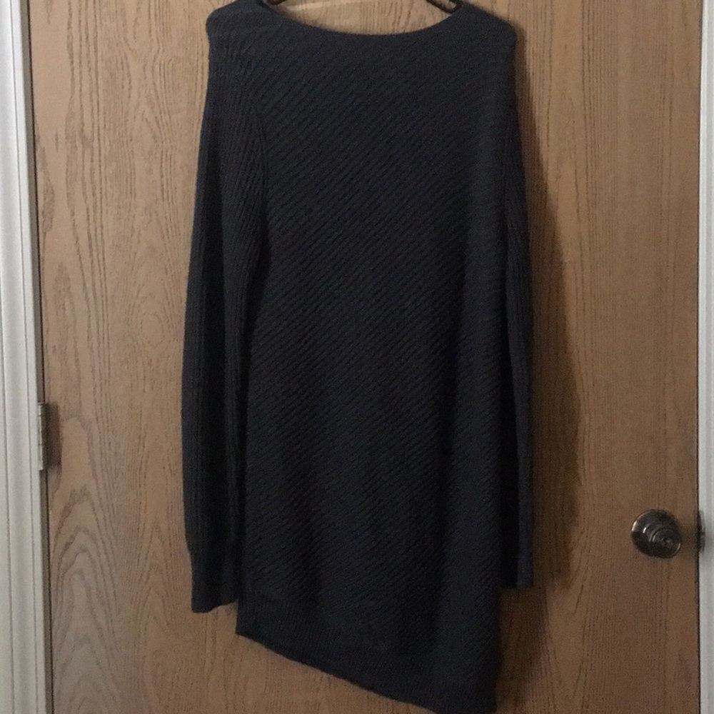 Asymmetrical sweater dress